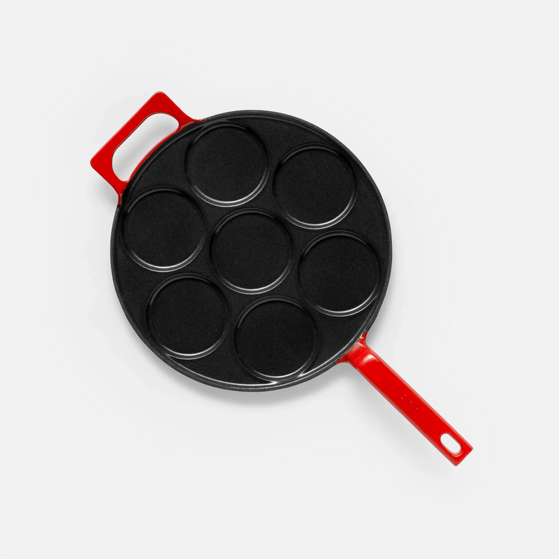 Panvica na lievance Mattia 3.0, ø 26 cm - Smaltovaná liatinová panvica, lesklá červená