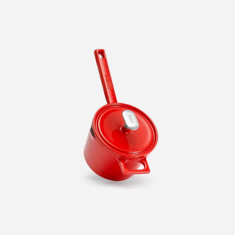Rajnica Mattia 3.0, Ø 14 cm (1,65 l) - Smaltovaná liatinová rajnica, lesklá červená