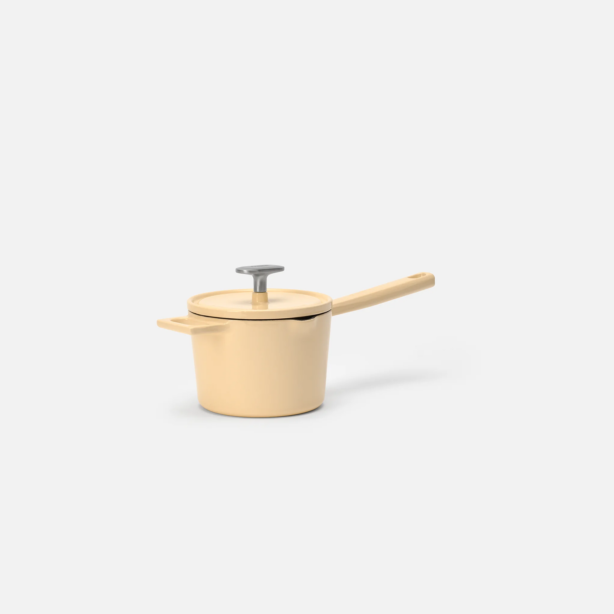 Rajnica Mattia 3.0, Ø 14 cm (1,65 l) - Smaltovaná liatinová rajnica, lesklá krémová