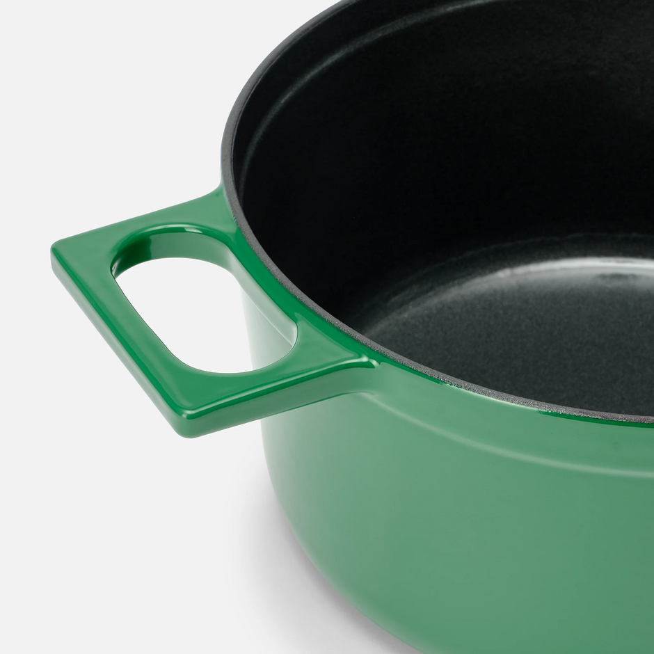 Stohovateľná sada riadu Mattia 3.0, ø 26 cm, 4 diely - Smaltovaný liatinový riad, lesklý zelený