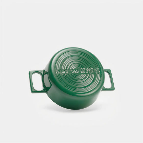 Kastról Mattia 3.0, ø 20 cm (2 l) - Smaltovaný liatinový kastról s pokrievkou, lesklý zelený