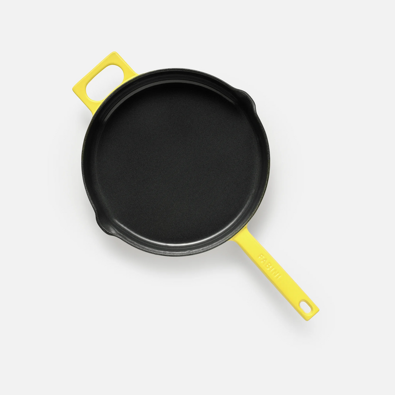 Panvica Mattia 3.0, ø 26 cm - Smaltovaná liatinová panvica, lesklá maslovo žltá