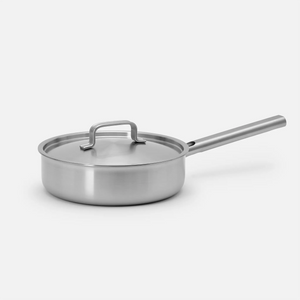 Hlboká panvica Lucca 4.0 Standard, ø 24 cm (2,5 l) - Nerezová beznitová panvica z viacvrstvovej nerezovej ocele s pokrievkou