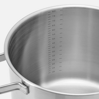 Hrniec Lucca 4.0 Standard, ø 24 cm (8 l) - Nerezový beznitový hrniec z viacvrstvovej nerezovej ocele s pokrievkou