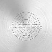 Sada panvíc Lucca 4.0 Standard, ø 26 cm + ø 30 cm, 2 diely - Nerezové beznitové panvice z viacvrstvovej nerezovej ocele
