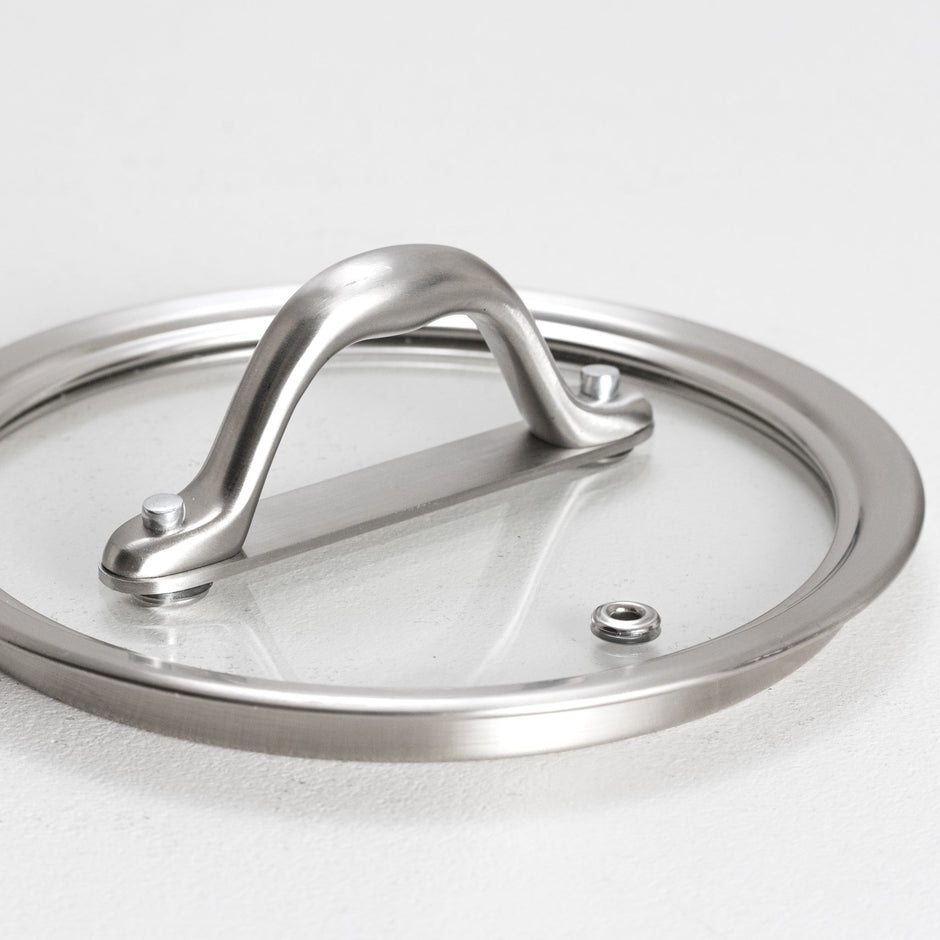 Pokrievka zo skla a nerezovej ocele ø 14 cm