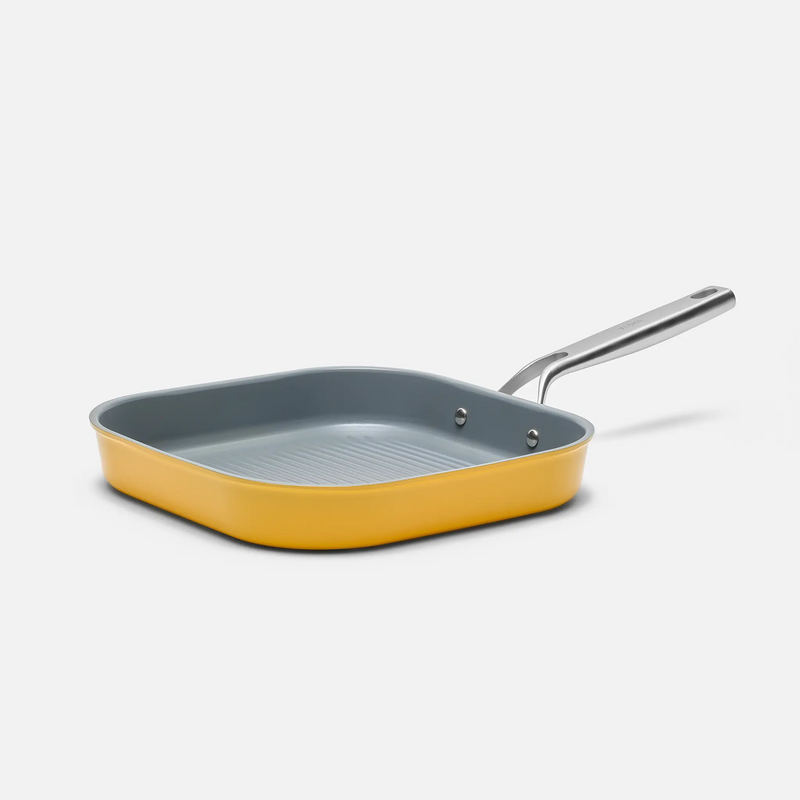 Grilovacia panvica Meda 3.0, ø 28 cm - Nepriľnavá panvica s keramickým povrchom bez pokrievky, žltá
