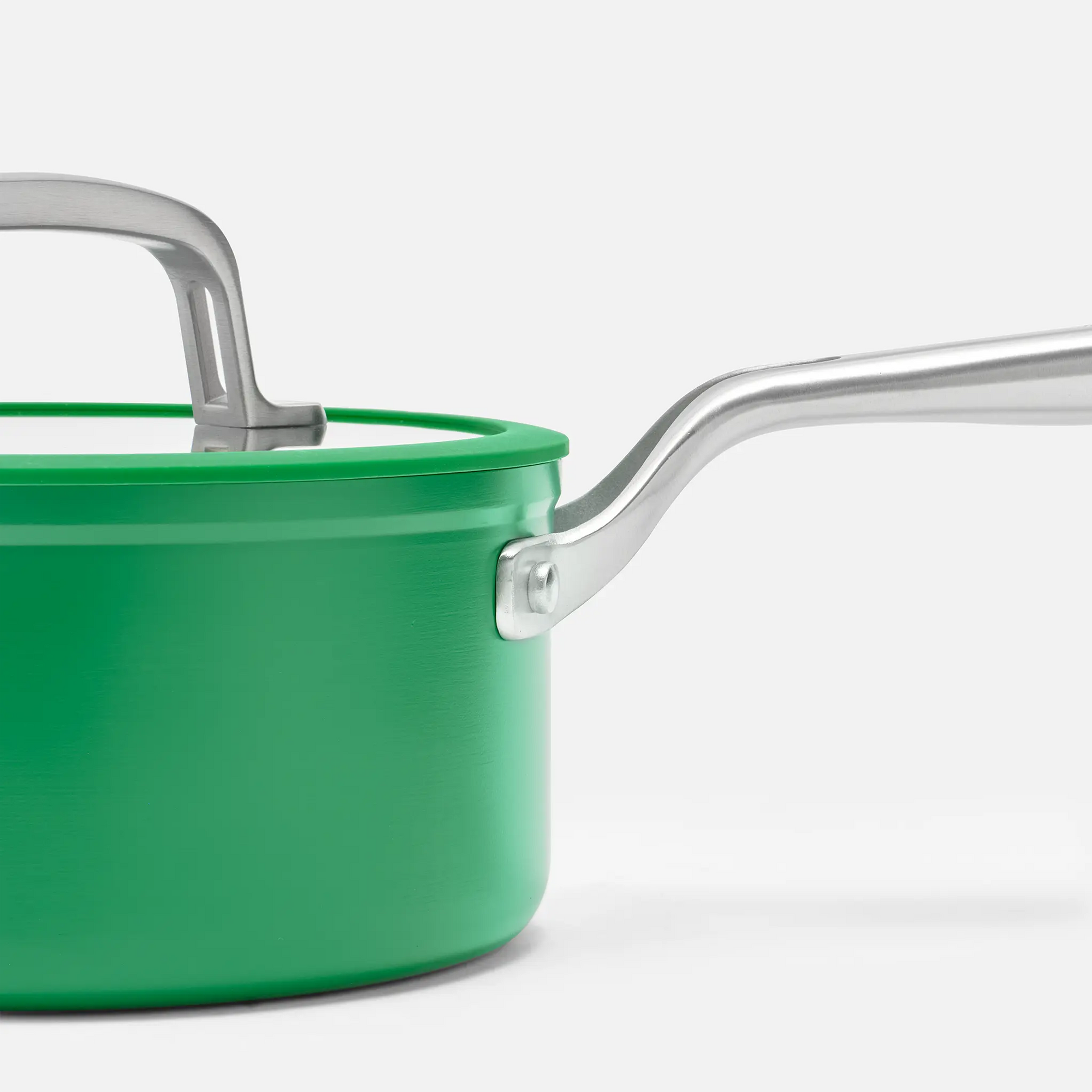 Rajnica Meda 3.0, ø 20 cm (2,4 l) - Nepriľnavá rajnica s keramickým povrchom s pokrievkou, zelená