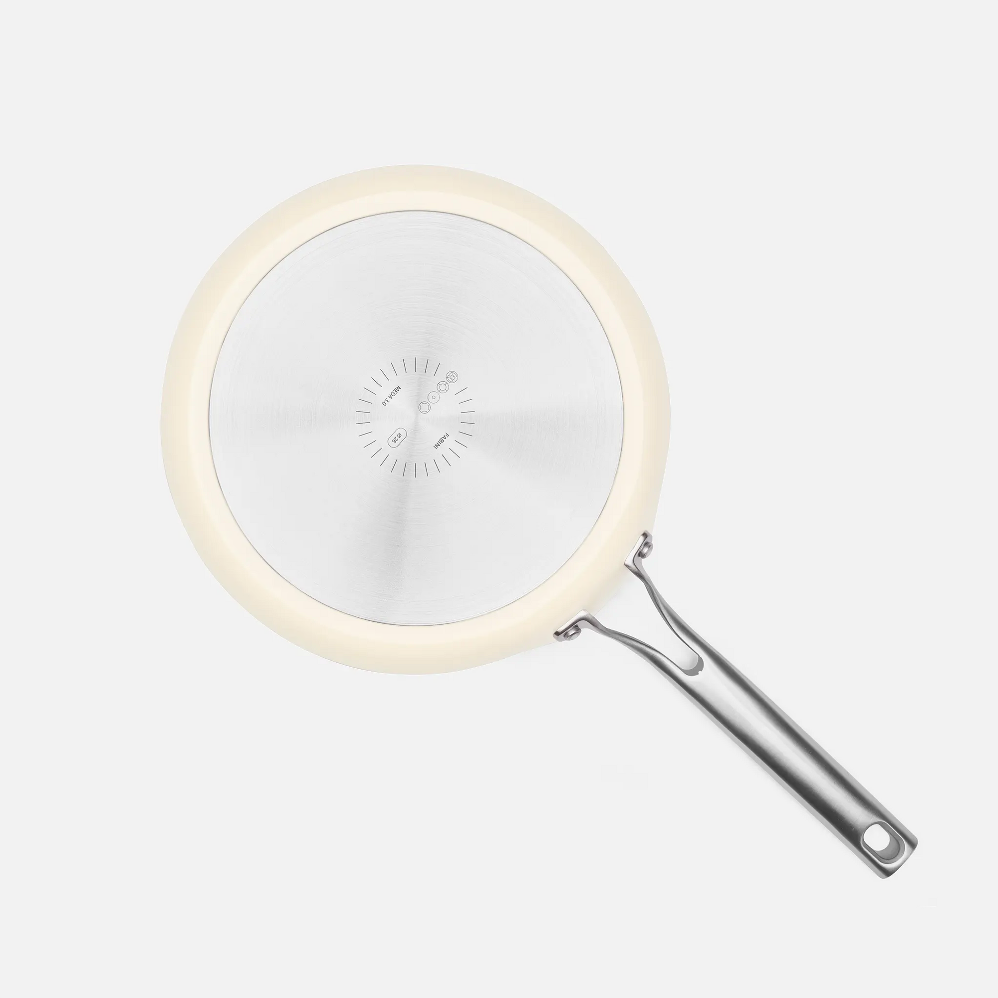 Palacinková panvica Meda 3.0, ø 26 cm - Nepriľnavá panvica s keramickým povrchom bez pokrievky, krémová