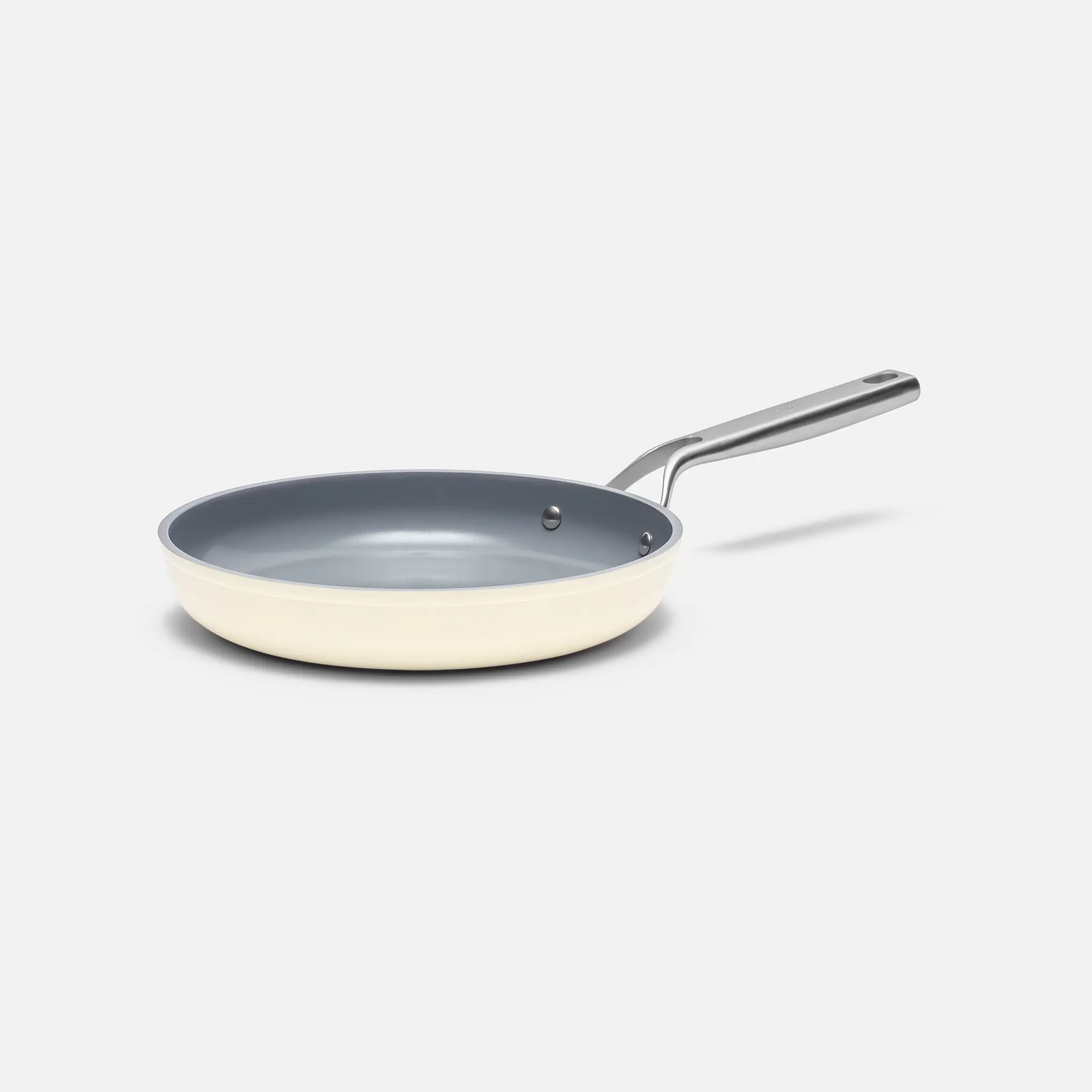 Panvica Meda 3.0, ø 26 cm - Nepriľnavá panvica s keramickým povrchom bez pokrievky, krémová