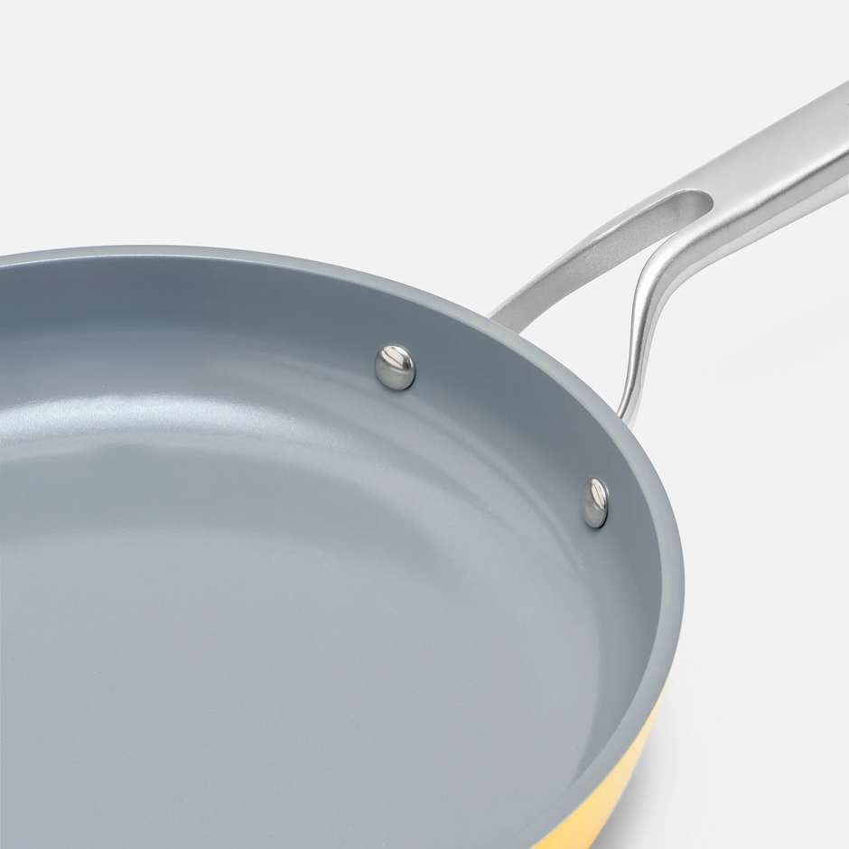 Panvica Meda 3.0,  ø 30 cm - Nepriľnavá panvica s keramickým povrchom bez pokrievky,  žltá