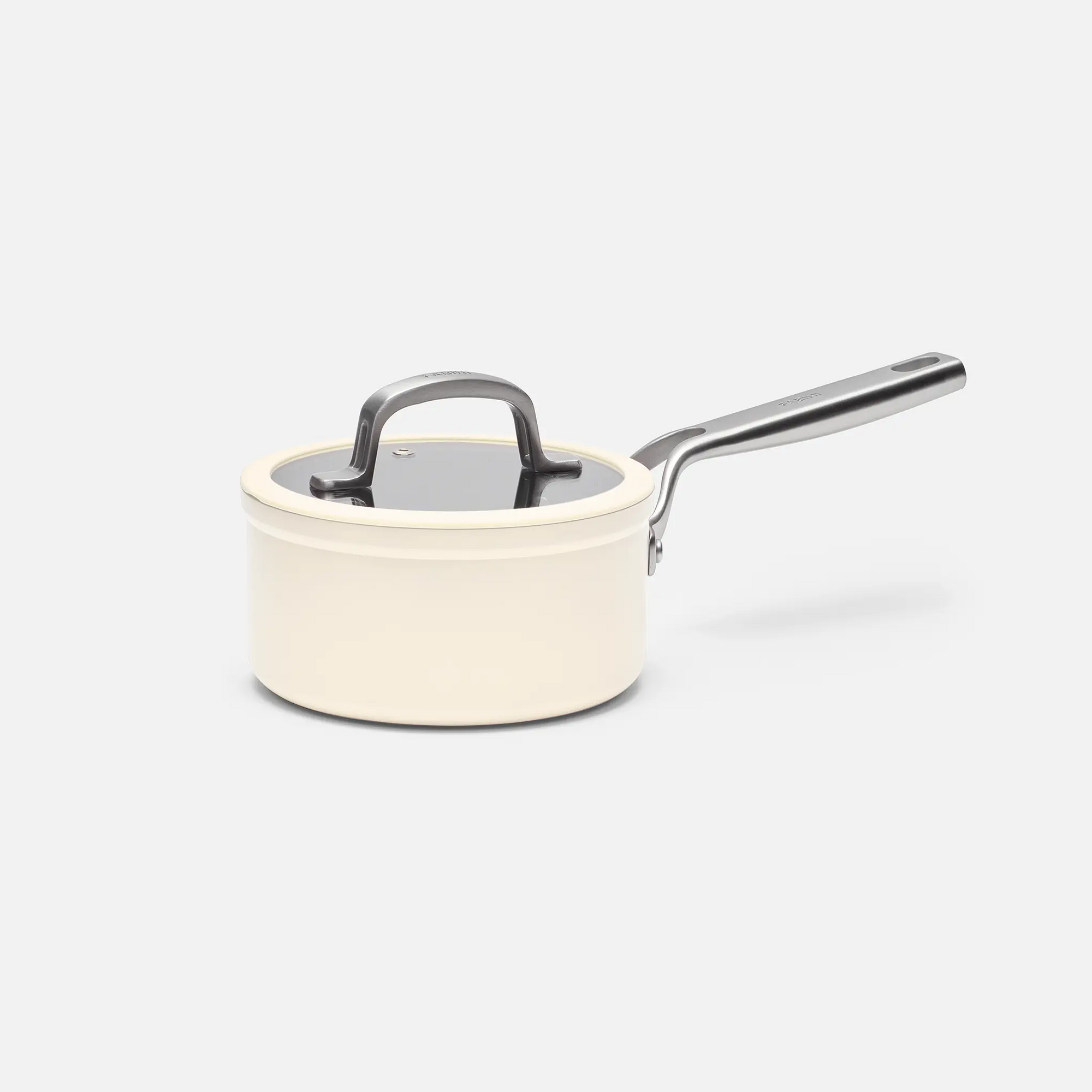 Rajnica Meda 3.0, ø 16 cm (1,3 l) - Nepriľnavá rajnica s keramickým povrchom s pokrievkou, krémová