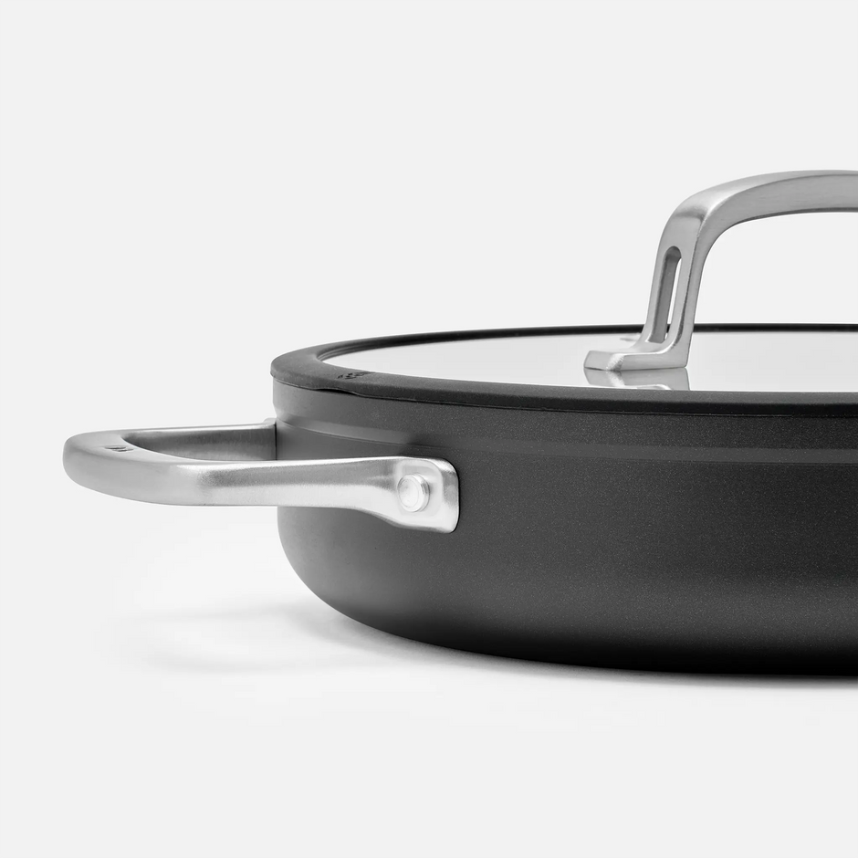 Tegame panvica Meda 3.0,  ø 28 cm - Nepriľnavá panvica s keramickým povrchom s pokrievkou,  čierna
