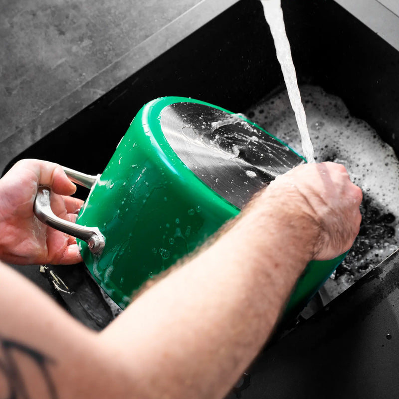 Hrniec Meda 3.0, ø 24 cm (5,5 l) - Nepriľnavý hrniec s keramickým povrchom s pokrievkou, zelený