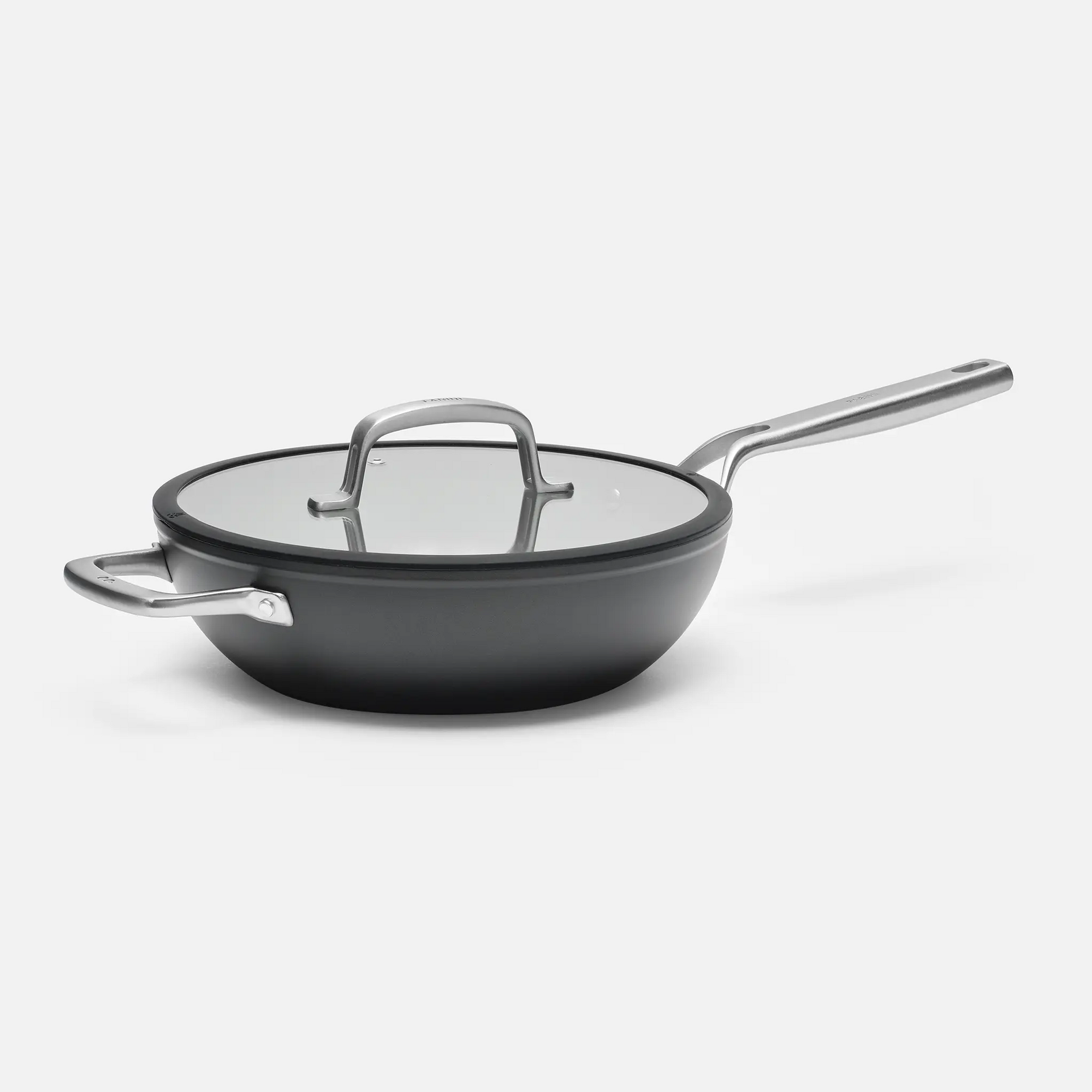 Wok panvica Meda 3.0, ø 28 cm - Nepriľnavá panvica s keramickým povrchom s pokrievkou, čierna
