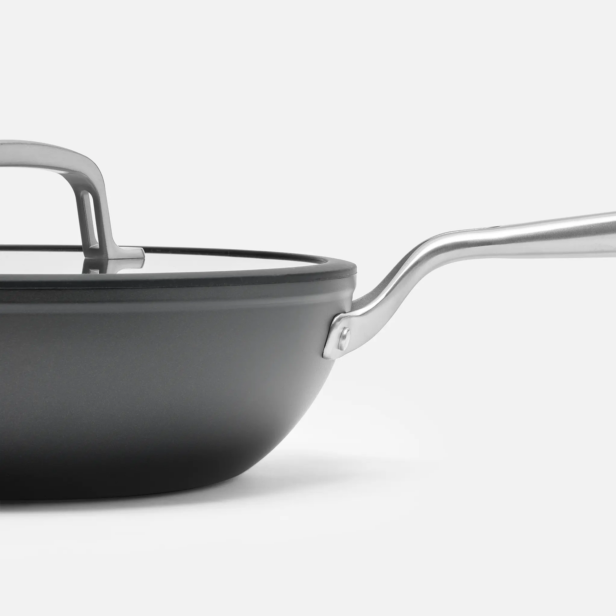 Wok panvica Meda 3.0, ø 28 cm - Nepriľnavá panvica s keramickým povrchom s pokrievkou, čierna