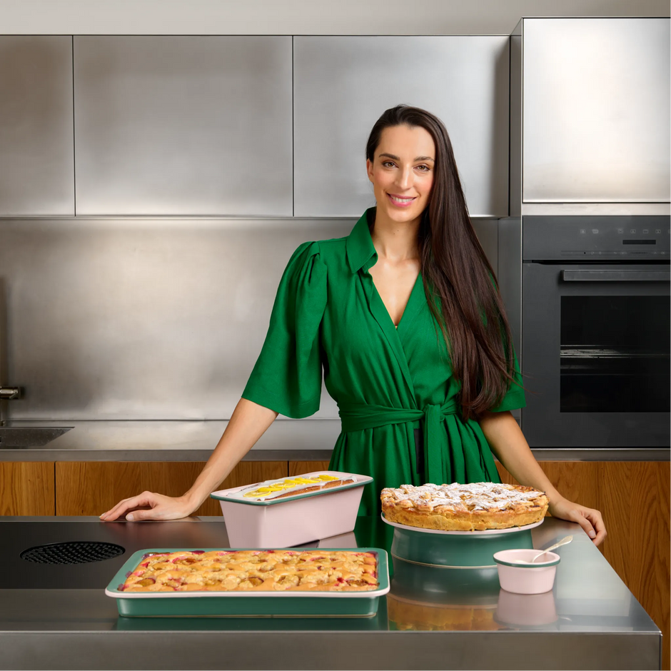 Forma na banana bread FABINI & Surová dcérka - Kameninová forma, ružová