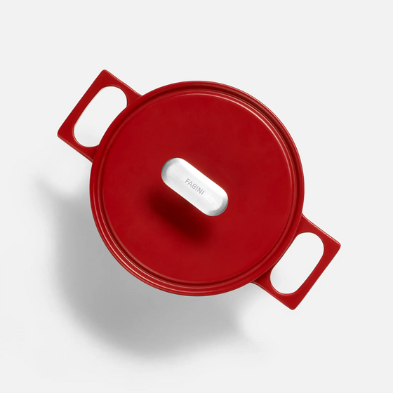Kastról Mattia 3.0, ø 20 cm (2 l) - Smaltovaný liatinový kastról s pokrievkou, matný červený