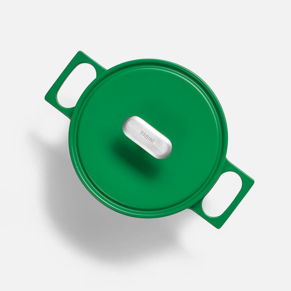 Kastról Mattia 3.0, ø 20 cm (2 l) - Smaltovaný liatinový kastról s pokrievkou, matný zelený