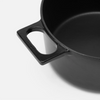 Smaltovaný liatinový kastról Mattia 3.0 s pokrievkou Ø 26 cm (5,5 l), čierny