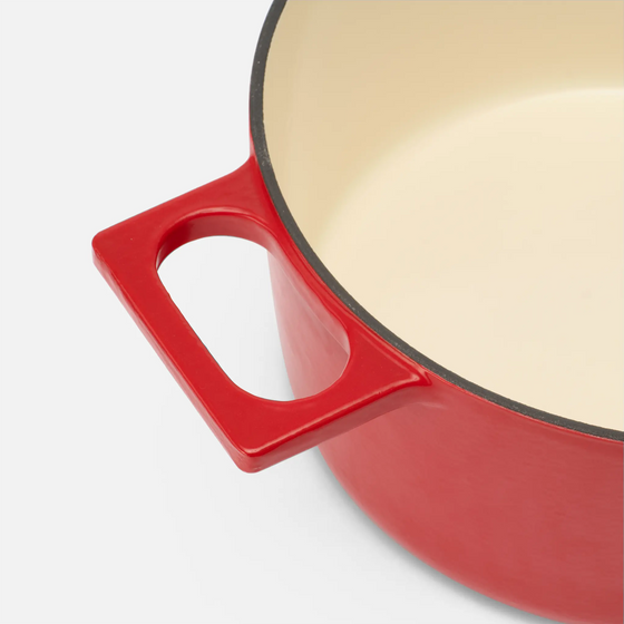 Kastról Mattia 3.0, ø 20 cm (2 l) - Smaltovaný liatinový kastról s pokrievkou, matný červený