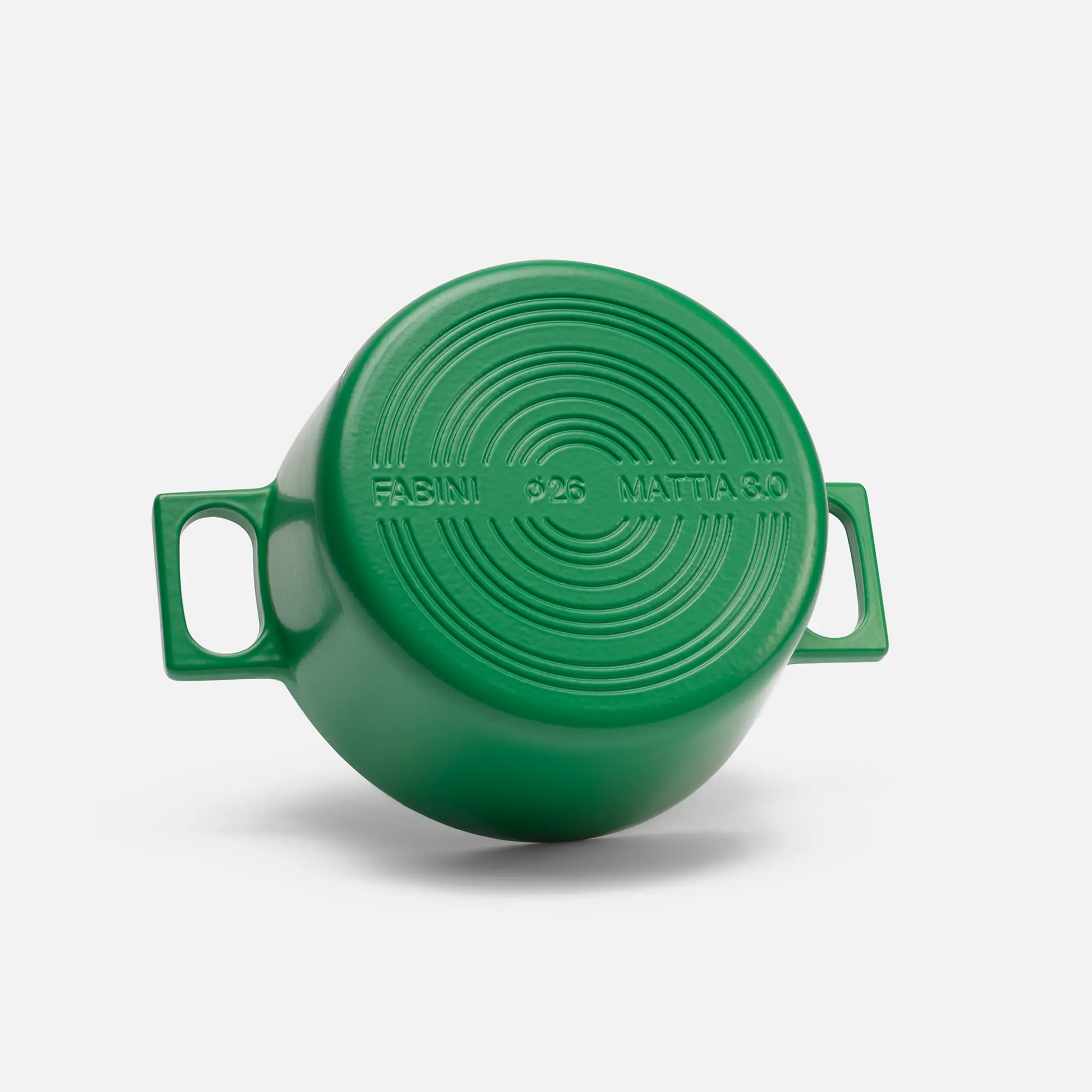 Kastról Mattia 3.0, ø 26 cm (5,5 l) - Smaltovaný liatinový kastról s pokrievkou, matný zelený