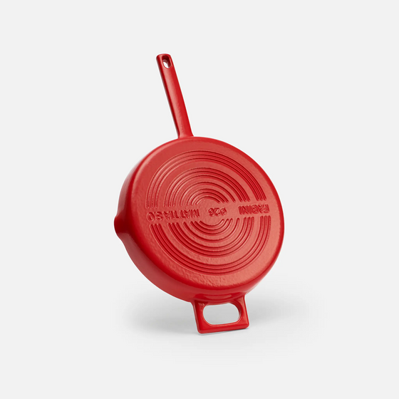 Panvica Mattia 3.0, ø 26 cm - Smaltovaná liatinová panvica, matná červená