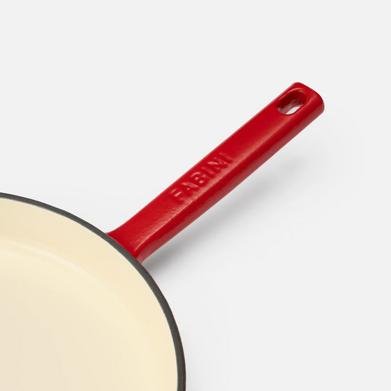 Panvica Mattia 3.0, ø 26 cm - Smaltovaná liatinová panvica, matná červená