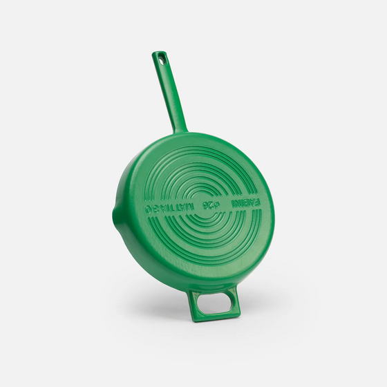 Panvica Mattia 3.0, ø 26 cm - Smaltovaná liatinová panvica, matná zelená