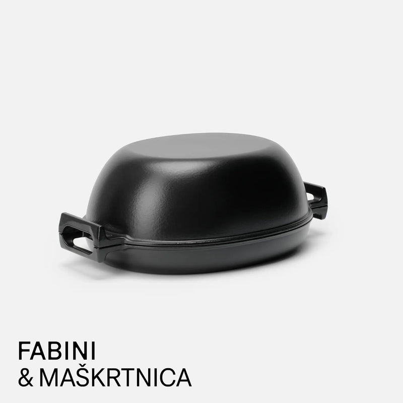 Pekáč FABINI & Maškrtnica - Smaltovaný liatinový pekáč na chlieb