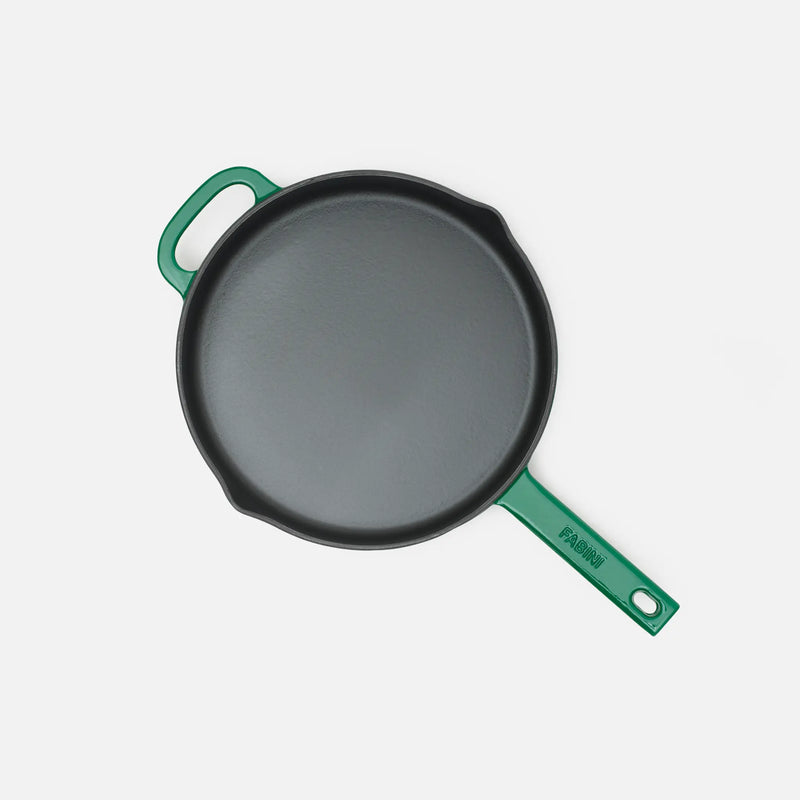 Panvica Mattia 2.0, ø 26 cm - Smaltovaná liatinová panvica bez pokrievky, zelená