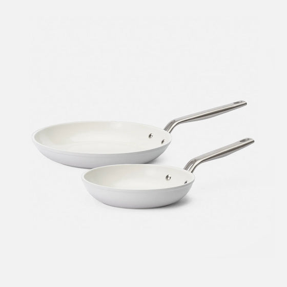Sada panvíc Meda 5.0 Pro, ø 20 cm + ø 26 cm, 2 diely - Nepriľnavé panvice s keramickým povrchom, svetlosivé