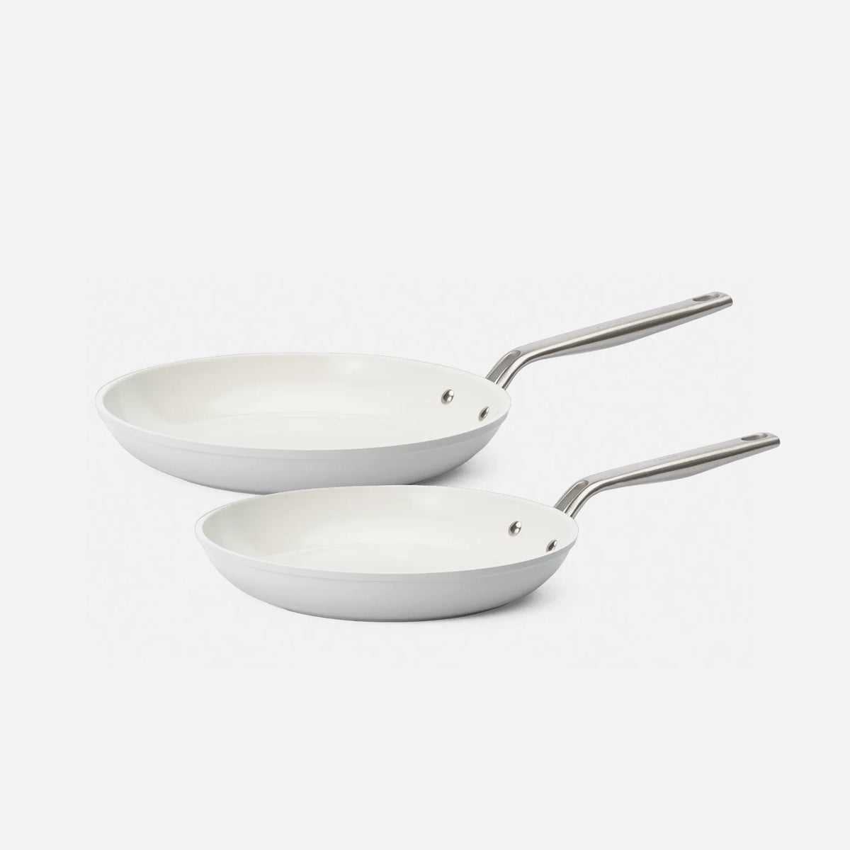 Sada panvíc Meda 5.0 Pro, ø 24 cm + ø 28 cm, 2 diely - Nepriľnavé panvice s keramickým povrchom, svetlosivé