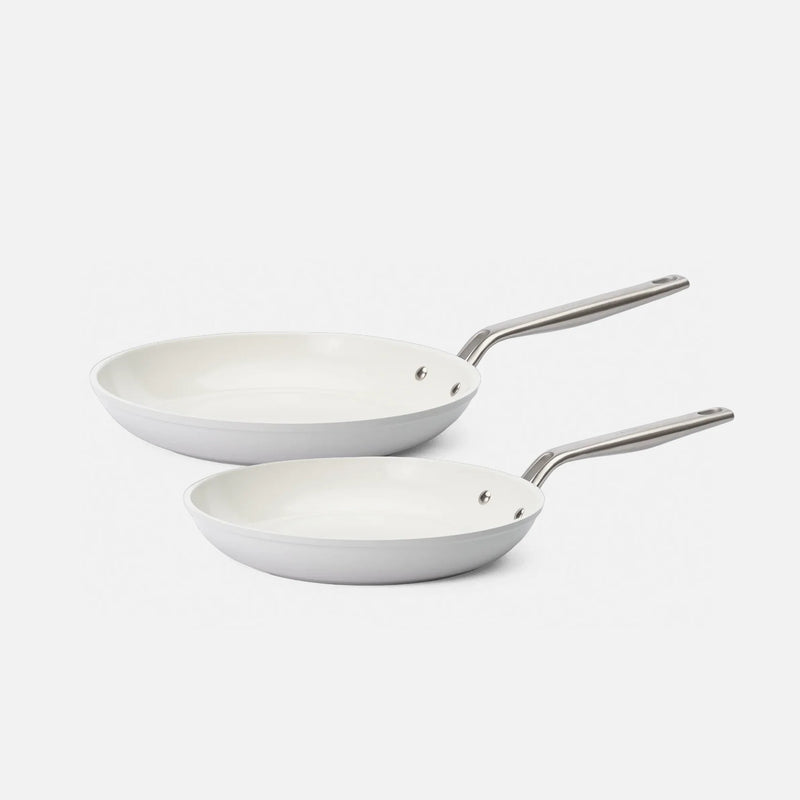 Sada panvíc Meda 5.0 Pro, ø 24 cm + ø 28 cm, 2 diely - Nepriľnavé panvice s keramickým povrchom, svetlosivé