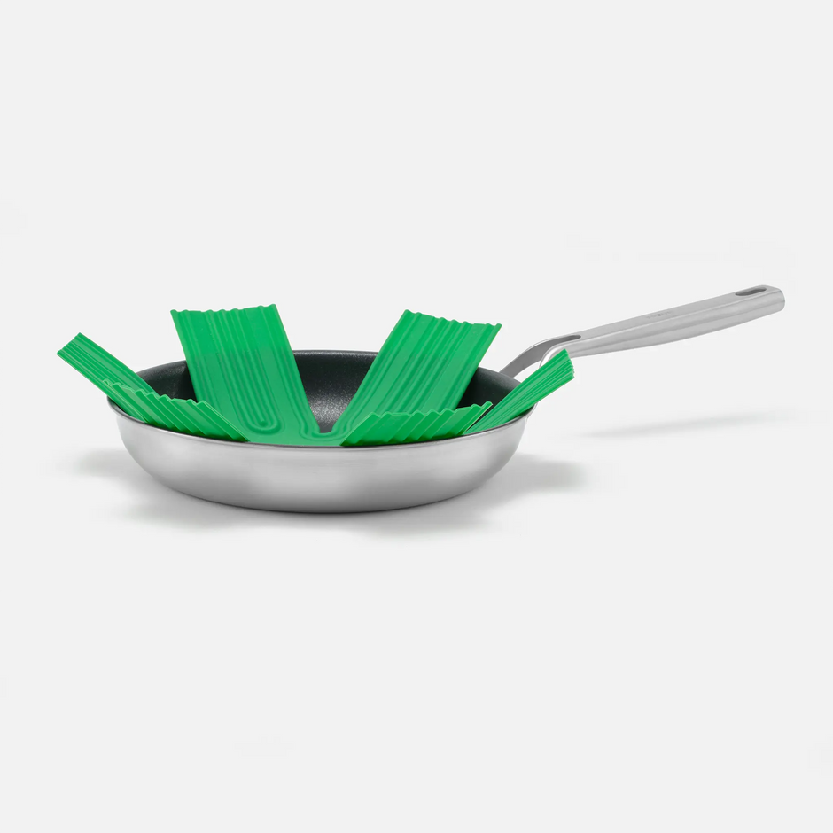 Preložka Otto, 2 kusy - Silikonová ochranná preložka na skladovanie panvíc, zelená