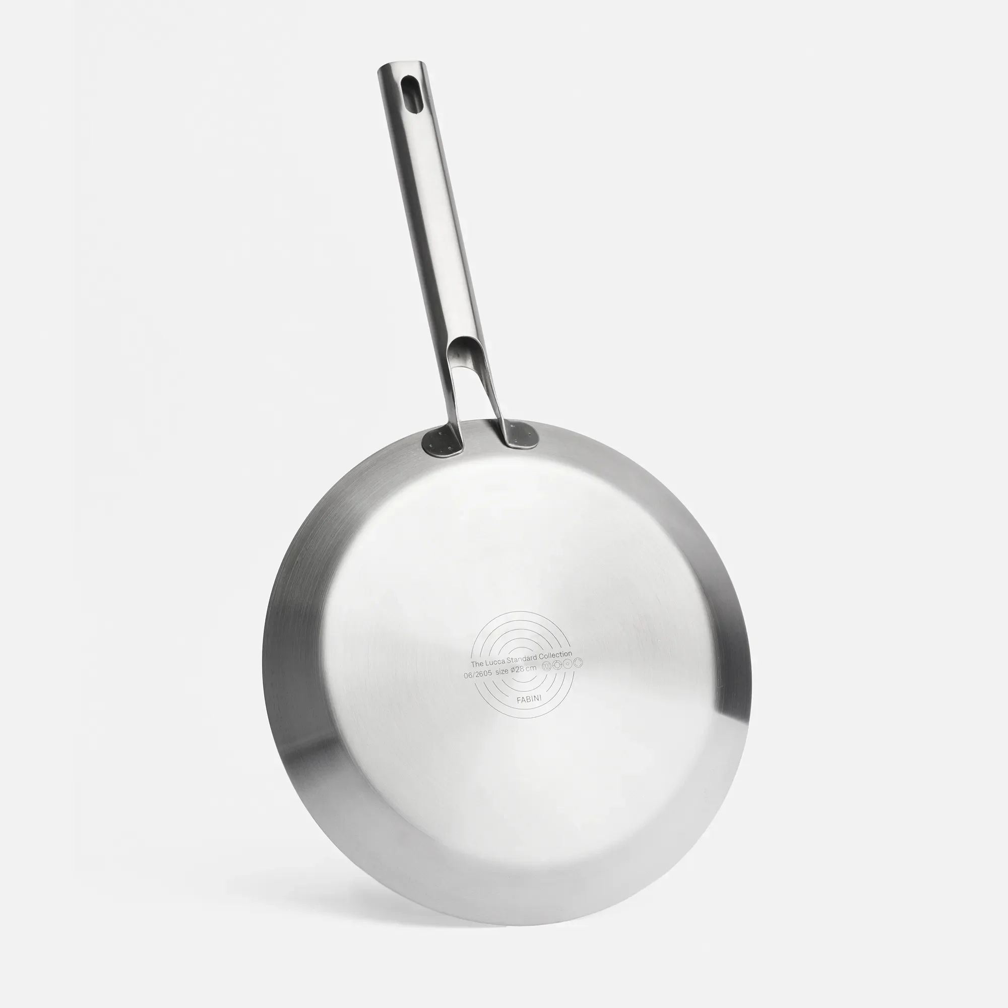 Palacinková panvica Lucca 4.0 Standard, ø 28 cm - Nepriľnavá nerezová beznitová panvica z viacvrstvovej nerezovej ocele s nepriľnavým keramickým povrchom bez pokrievky