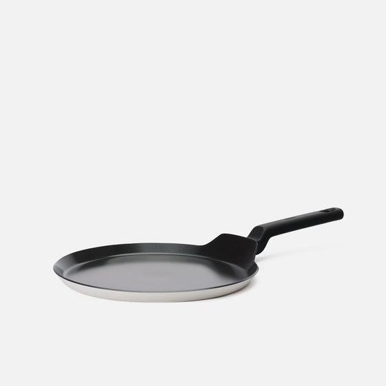 Palacinková panvica Meda 5.0 Economy, ø 28 cm - Nepriľnavá panvica s keramickým povrchom bez pokrievky, krémová