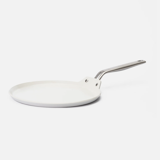 Palacinková panvica Meda 5.0 Pro, ø 28 cm - Nepriľnavá panvica s keramickým povrchom bez pokrievky, svetlosivá