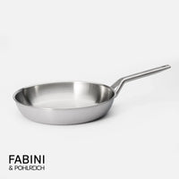 Panvica FABINI & Pohlreich 2.0, ø 30 cm - Nerezová beznitová panvica z viacvrstvovej nerezovej ocele bez pokrievky