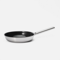 Panvica Lucca 4.0 Standard, ø 24 cm - Nepriľnavá nerezová beznitová panvica z viacvrstvovej nerezovej ocele s nepriľnavým keramickým povrchom bez pokrievky