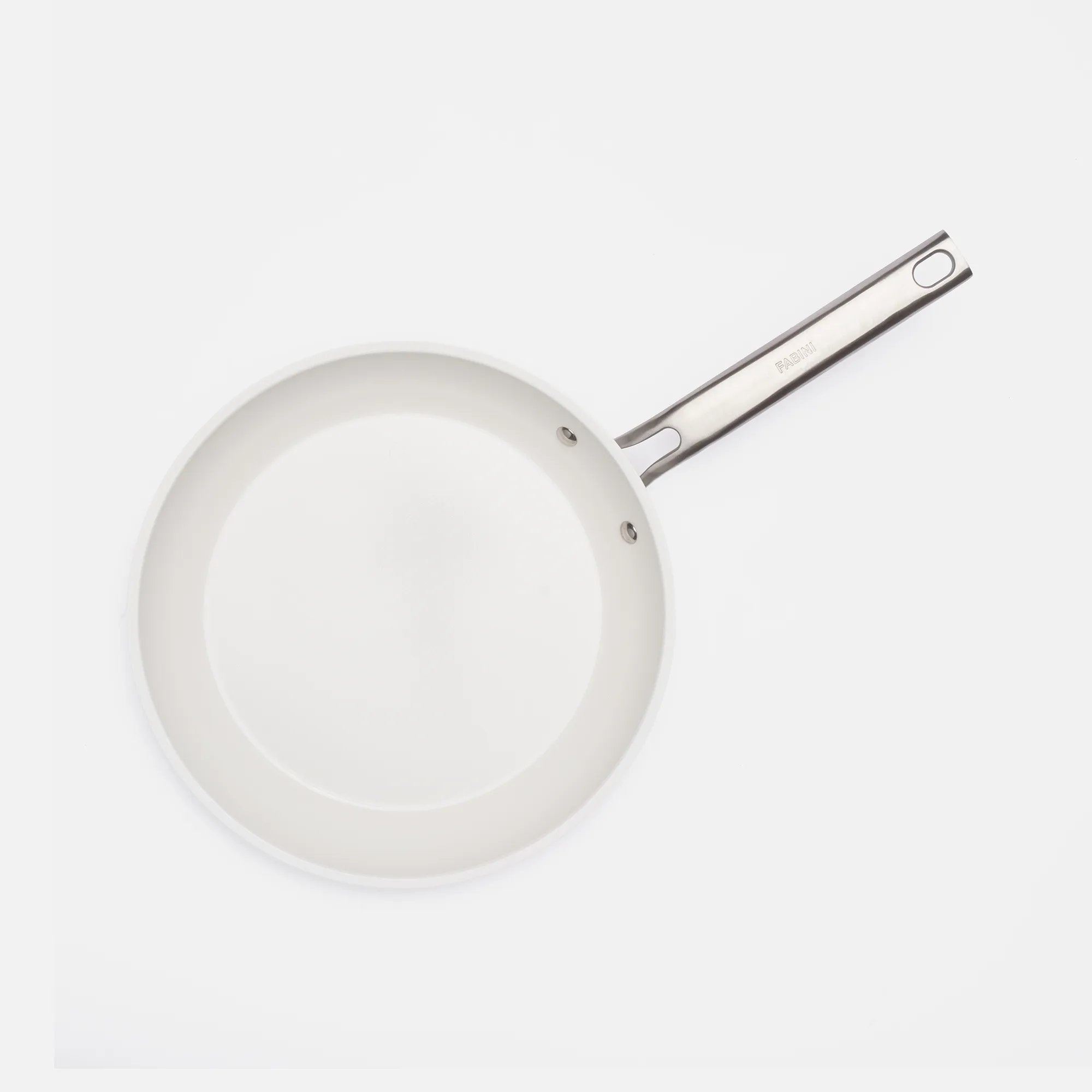 Sada panvíc Meda 5.0 Standard, ø 20 cm + ø 26 cm, 2 diely - Nepriľnavé panvice s keramickým povrchom, krémové