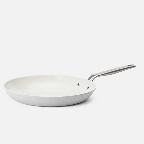Panvica Meda 5.0 Pro, ø 30 cm - Nepriľnavá panvica s keramickým povrchom bez pokrievky, svetlosivá