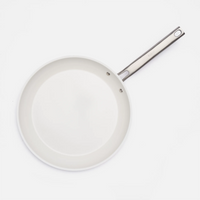 Panvica Meda 5.0 Pro, ø 30 cm - Nepriľnavá panvica s keramickým povrchom bez pokrievky, svetlosivá