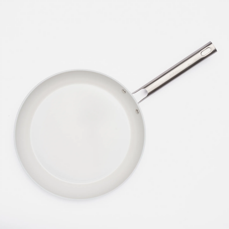 Panvica Meda 5.0 Standard, ø 30 cm - Nepriľnavá panvica s keramickým povrchom bez pokrievky, krémová