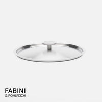 Pokrievka FABINI & Pohlreich 2.0, ø 30 cm - Nerezová beznitová pokrievka