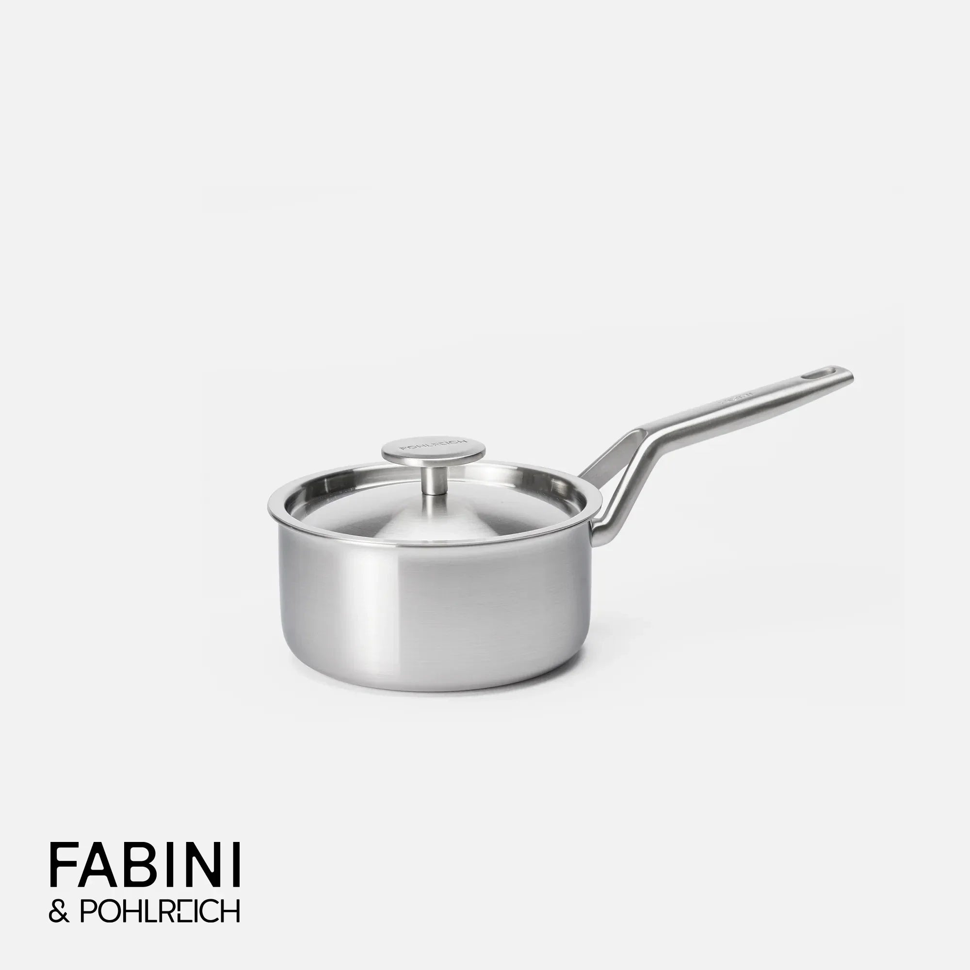 Rajnica FABINI & Pohlreich 2.0, ø 16 cm (1,2 l) - Nerezová beznitová rajnica z viacvrstvovej nerezovej ocele s pokrievkou