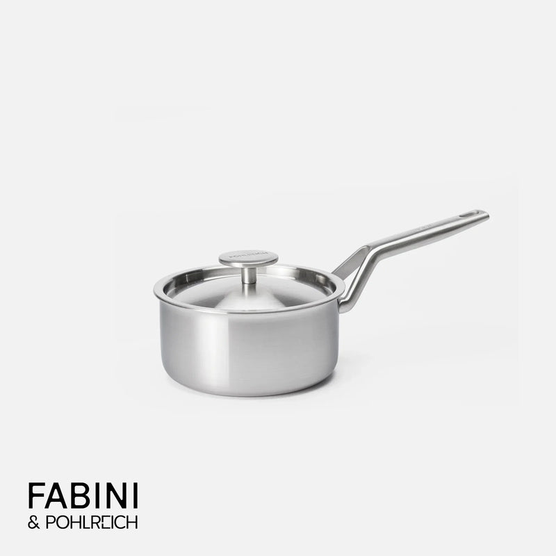 Rajnica FABINI & Pohlreich 2.0, ø 16 cm (1,2 l) - Nerezová beznitová rajnica z viacvrstvovej nerezovej ocele s pokrievkou