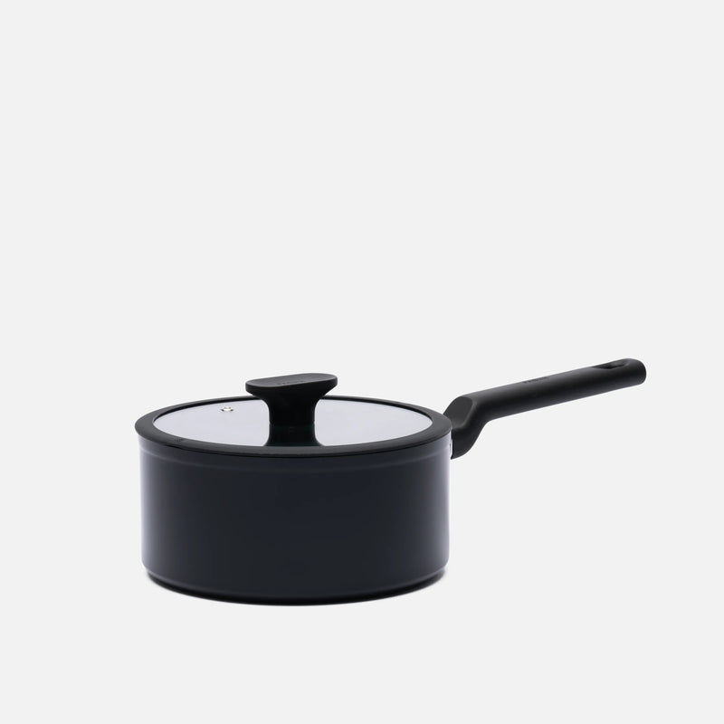 Rajnica Meda 5.0 Economy, ø 20 cm (2,4 l) - Nepriľnavá rajnica s keramickým povrchom s pokrievkou, čierna