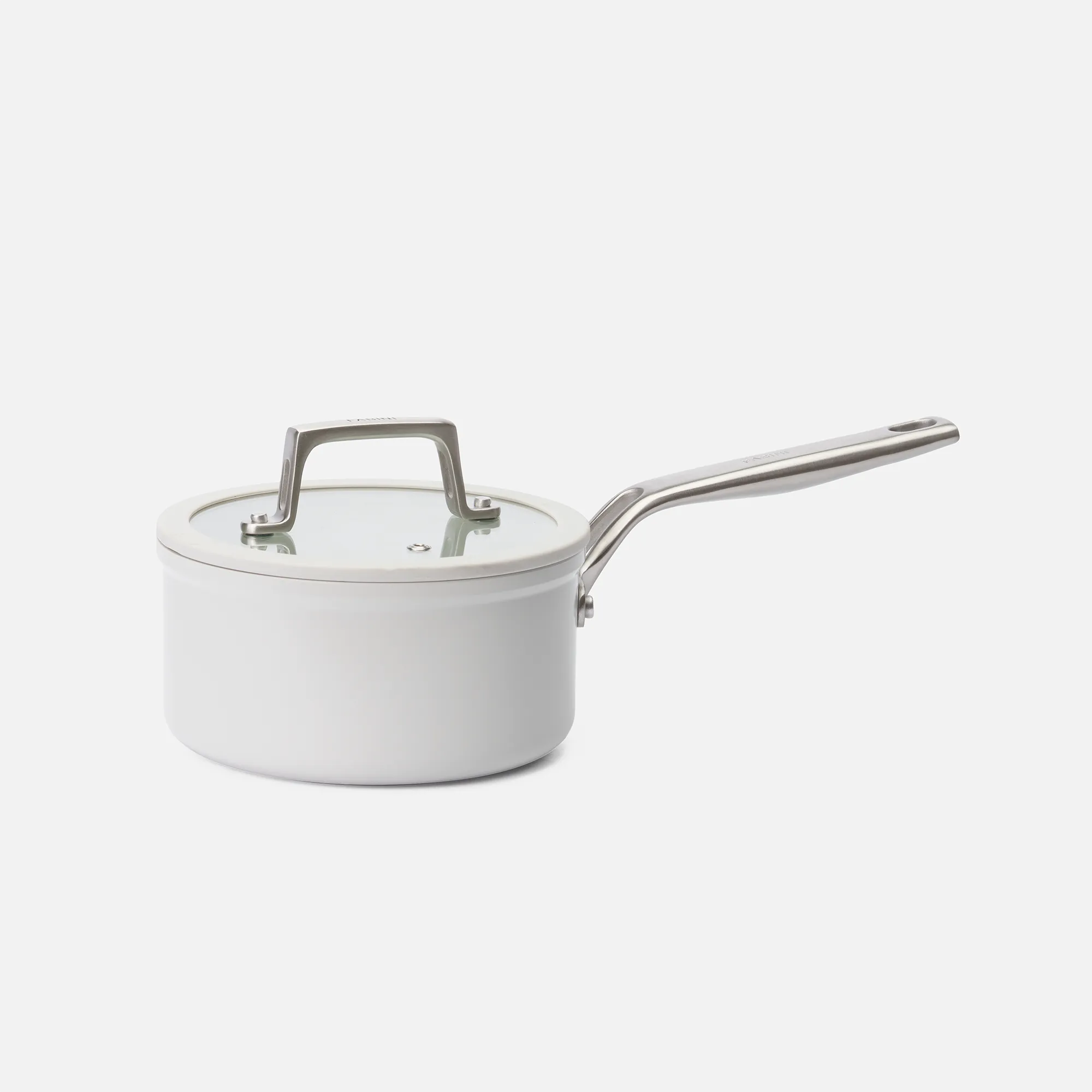 Rajnica Meda 5.0 Pro, ø 16 cm (1,2 l) - Nepriľnavá rajnica s keramickým povrchom s pokrievkou, svetlosivý