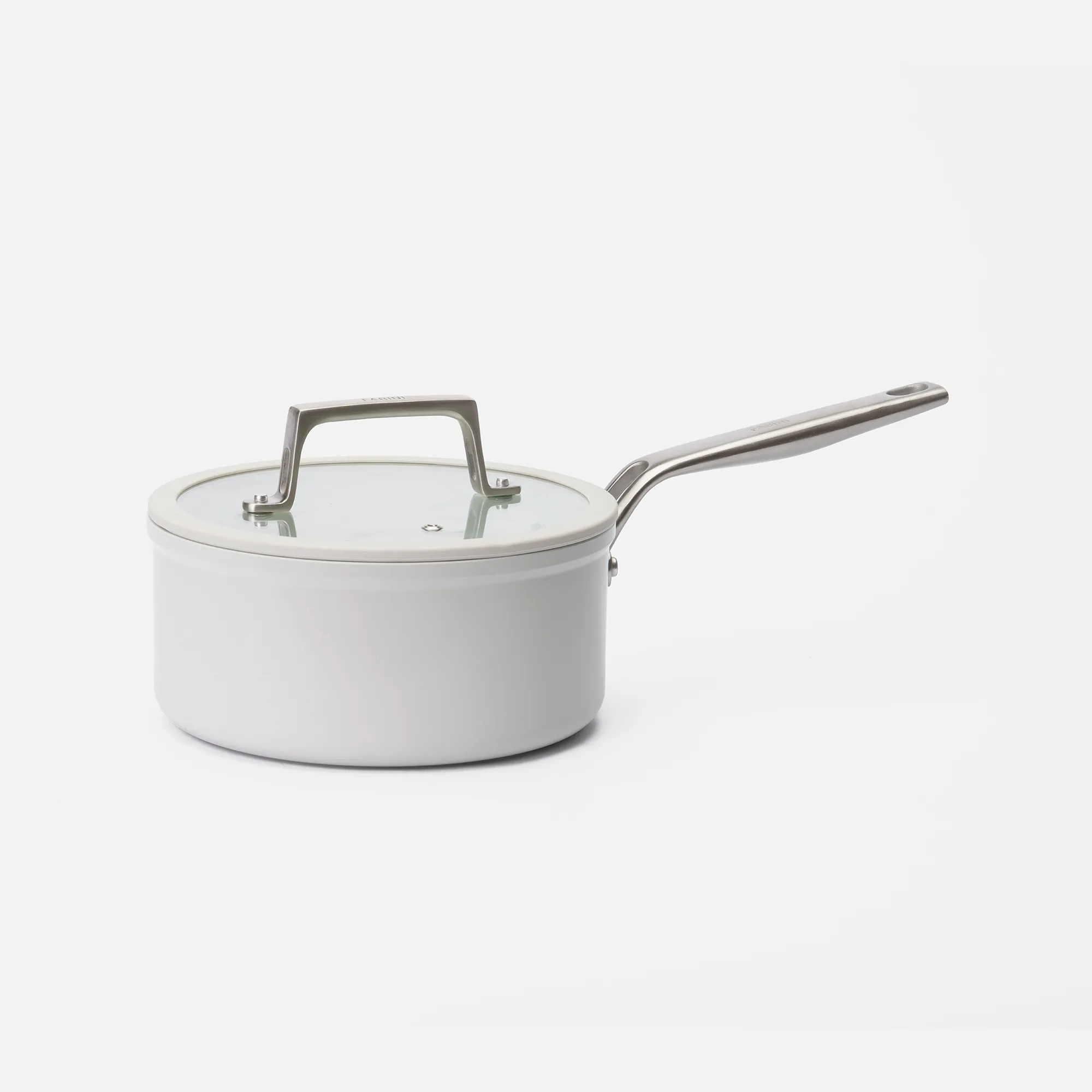 Rajnica Meda 5.0 Pro, ø 20 cm (2,4 l) - Nepriľnavá rajnica s keramickým povrchom s pokrievkou, svetlosivý